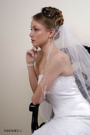 Wedding veil V0476W2-1